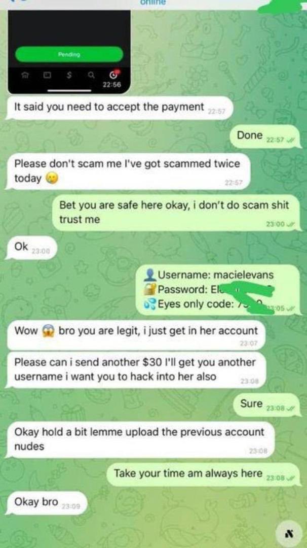 _bbasarr's tweet photo. Bro👨🏼‍💻
With username you can hack into your ex girlfriend or your crush Snapchat/instagram without her noticing 💯🖥️
MESSAGE ME LET DO SILENT HACK 

and spy into your partner snap eyes only 👨🏼‍💻without getting her notified 
I AM ONLINE NOW 👽
ON TELEGRAM 👇

https://t.co/v9AUrEUmam https://t.co/M6NpfEdh3N