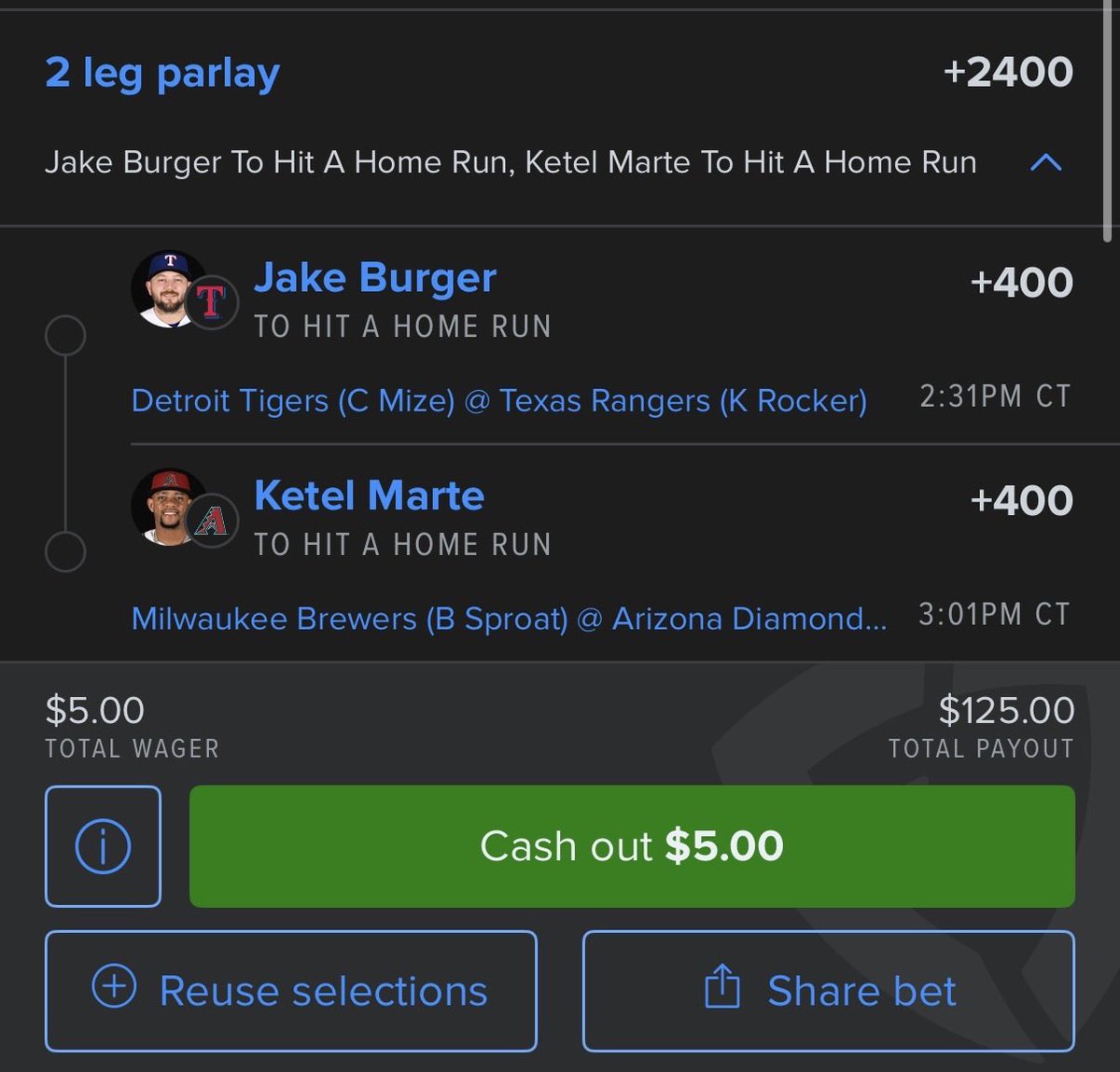 kanersdriver's tweet photo. SUNDAY FUNDAY HOMERS⚾️
Soto/Pederson +2300🚕
Lowe/Calianone +2100🚕
Burger/Marte +2400🚕
NUKE🚨🚨🚨 +593000🚕
#Gambling𝕏 #MLBPicks https://t.co/NtfkQB5vdP