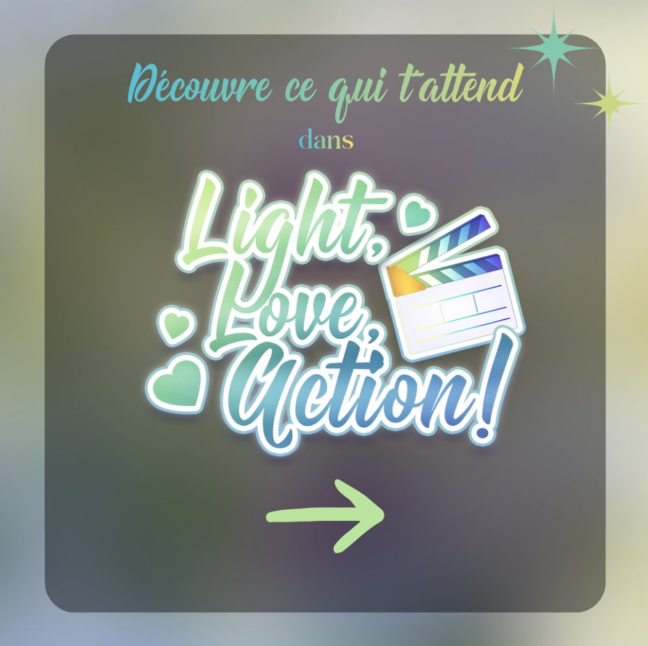 _NovaTales's tweet photo. On vous a présenté les 6 crush de notre jeu, Light, Love, Action ! C’est maintenant le moment de vous parler de l’histoire ! 🎬

Alors, qu’est-ce que vous en dites ? 👀

🧵👇 https://t.co/4QP3QkCKXq
