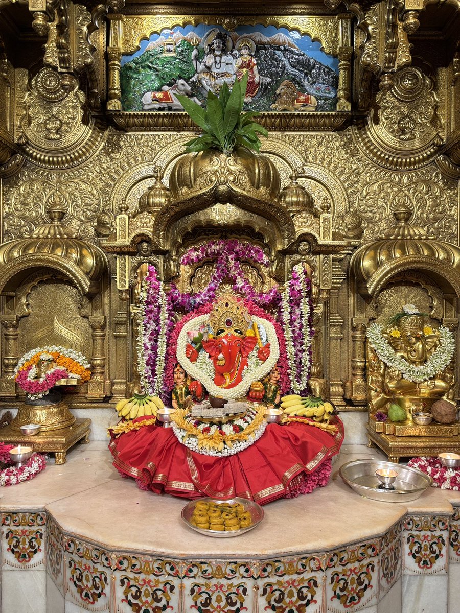 SVTMumbai's tweet photo. 🙏 गणपती  बाप्पा मोरया 🌺मंगलमूर्ती मोरया 🙏०५/०७/२०२६
🙏Ganapati Bappa Moraya 🌺 Mangalmurti Moraya  🙏05/07/2026 https://t.co/eVPnyupXOW