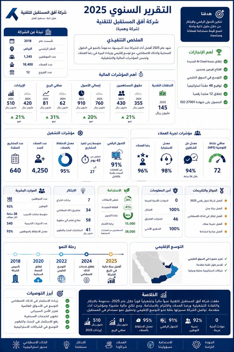 Faisl_Alfaisal's tweet photo. اشتغلت لكم على برومت زبطته تزبييييط .. وهو لعمل تقرير مختصر كانفوجراف احترافي لأي تقرير كبير في صفحه وحده..

زي التقرير اللي تشوفونه..

فقط انسخ البرومت بالرد التالي وارفق معه التقرير اللي حاب تسويه كمختصر واستمتع بالنتيجه ..😍 https://t.co/BI2snwm18J