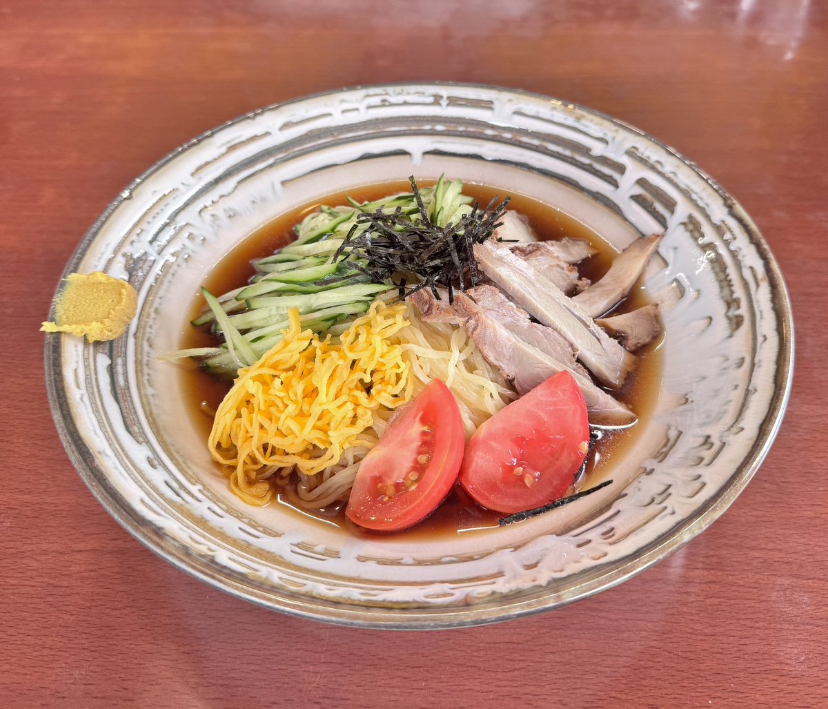 Spoon80304200's tweet photo. 33杯目  中華 味銀
冷やし中華(しょうゆ) https://t.co/OjPowRypfs