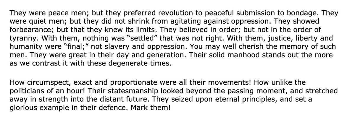 EricLeeAtty's tweet photo. Here's how Frederick Douglass described the revolutionaries who risked their necks (literally) for the proposition that all men are created equal. 

He saw scourge of slavery as betrayal of principles upon which the country was founded. https://t.co/oc5HgdBAzV