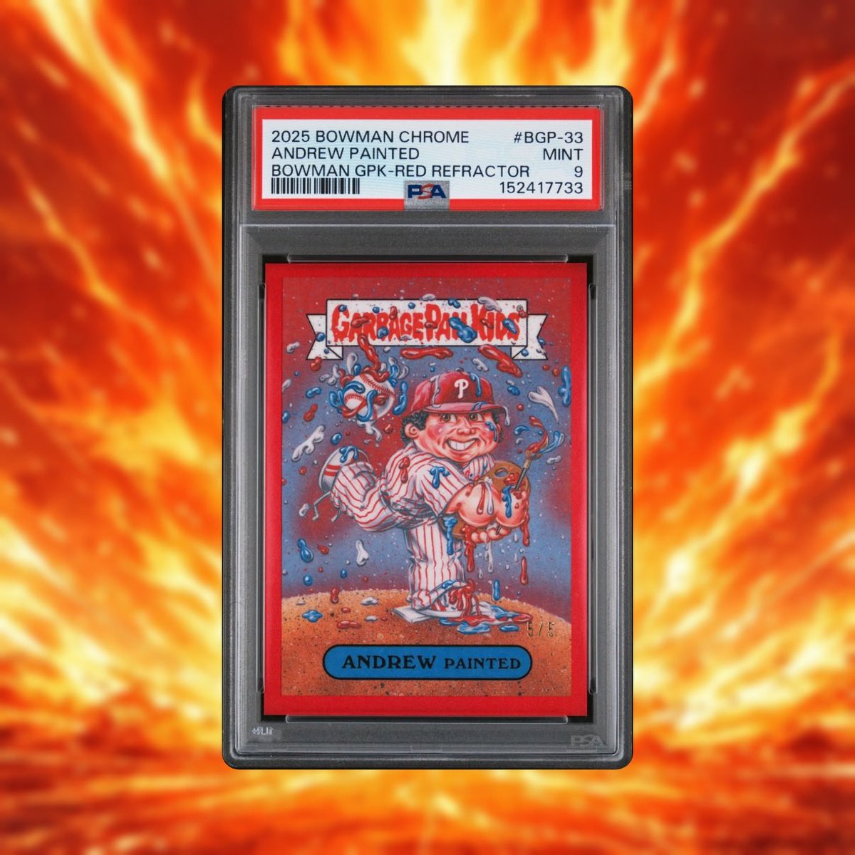 BaldGuyCards's tweet photo. @Elliott0924 @a_pep11 @davisdugout @premiercards_2 Andrew Painter Red GPK - $700 https://t.co/AfoptsFHfn