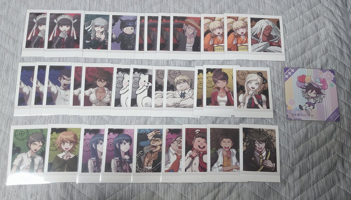 nee_d24's tweet photo. 【交換 譲渡 買取 】ダンガンロンパ ぱしゃこれ サイバーロジック

求⌇定価＋送料 または同異種王馬･最原
譲⌇画像内の物

日向･セレスは同数抱き合わせ必須
纏めての方優先
検索からでもお気軽にお声掛けください🌷 https://t.co/e7r7a6R26i