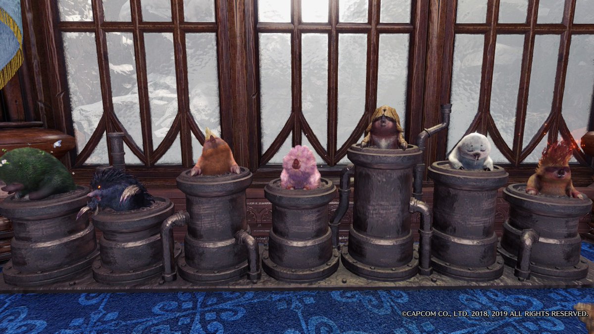 EMD_mana's tweet photo. PS版では見向きもしなかった環境生物も、モギー含めてレアな子たちは全部捕獲した。はず https://t.co/vzpuqpgVcs