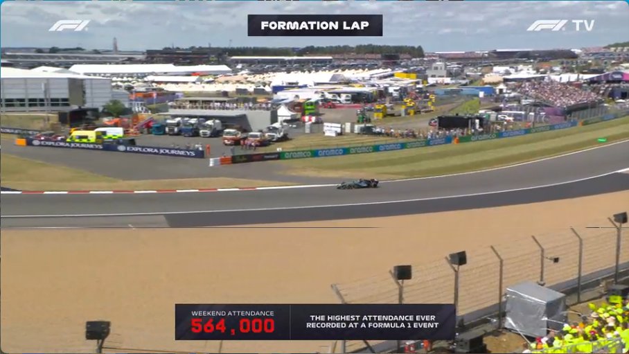 TFinishLine_'s tweet photo. ❗ 564.000 personas este fin de semana en Silverstone, el récord de un evento de Fórmula 1

#F1 #BritishGP 🇬🇧 https://t.co/B6ga6flYf0