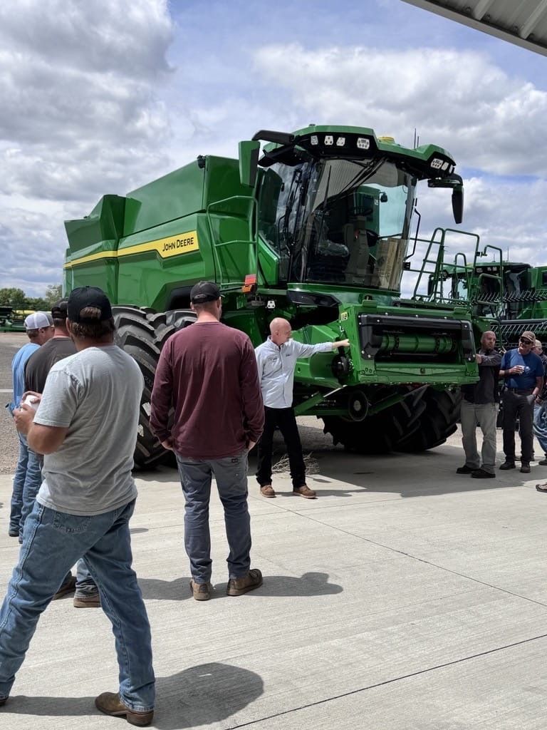 BushelPlus's tweet photo. The busy season just keeps getting busier... and we wouldn't have it any other way! 

Thank-you to everyone who came out to the Bowman Gooseneck Combine Clinic last week. Our experts were thrilled to share tips and tricks to help maximize every bushel this harvest. 

https://t.co/K9o5otYVR0