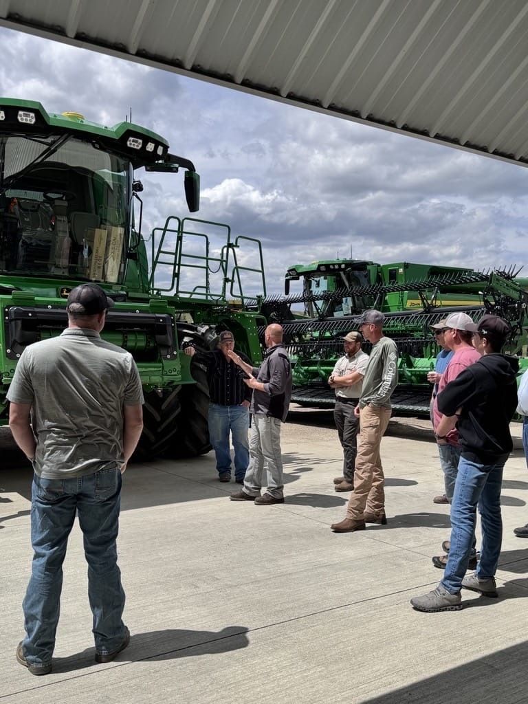 BushelPlus's tweet photo. The busy season just keeps getting busier... and we wouldn't have it any other way! 

Thank-you to everyone who came out to the Bowman Gooseneck Combine Clinic last week. Our experts were thrilled to share tips and tricks to help maximize every bushel this harvest. 

https://t.co/K9o5otYVR0