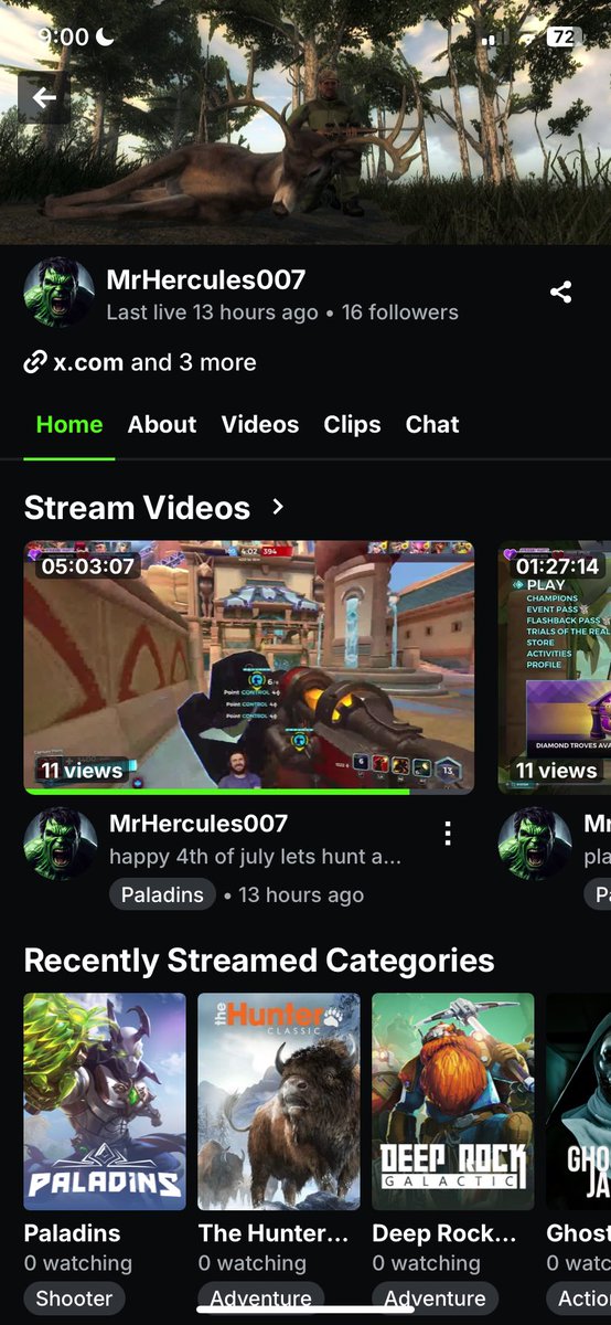 MHercules007's tweet photo. One stream on multiple platforms #grinding #kick #twitch #blazestreaming #muitistreaming #youtuber #gamer
This is what it all about never giving up on my dreams and goals
https://t.co/9j8PVZX4r6
https://t.co/k8hXjXGG2A
https://t.co/6O4YZOxaKr
https://t.co/FUFf2ZAWQw https://t.co/d23tDHALDI