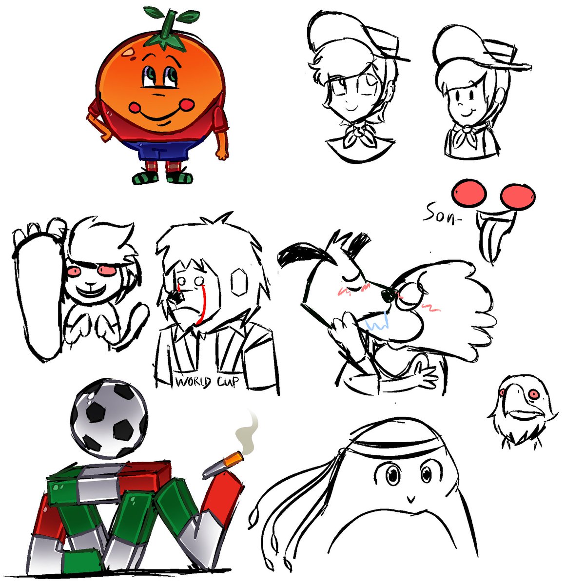 UCanillo36590's tweet photo. I dunno what the hell did I just do 😭💔 #mascotverse #art #eh https://t.co/959SPzWxB9