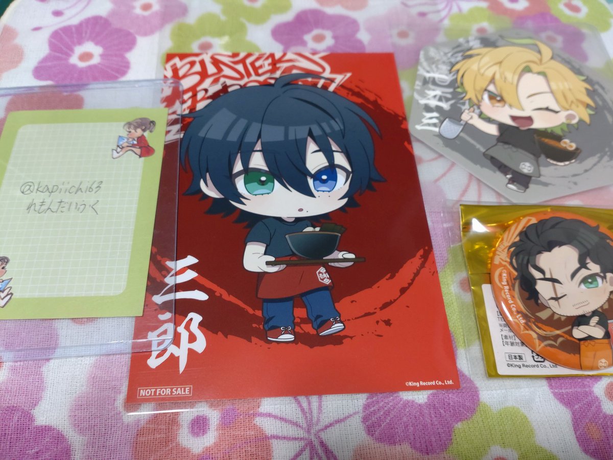 kapiichi63's tweet photo. 【交換】ヒプマイ　ヒプノシスマイク　
　　　　壱角家

譲　　特典:三郎
コースター:一二三
　　　缶バ:零
求　同異種 乱数、寂雷、四十物
　　(コースターは寂雷のみ)

7/7渋谷HUMAX20時の会手渡し
又は郵送交換
⭕️１点〜、異比率
検索よりお気軽にお声がけください https://t.co/McHLvMfsNa