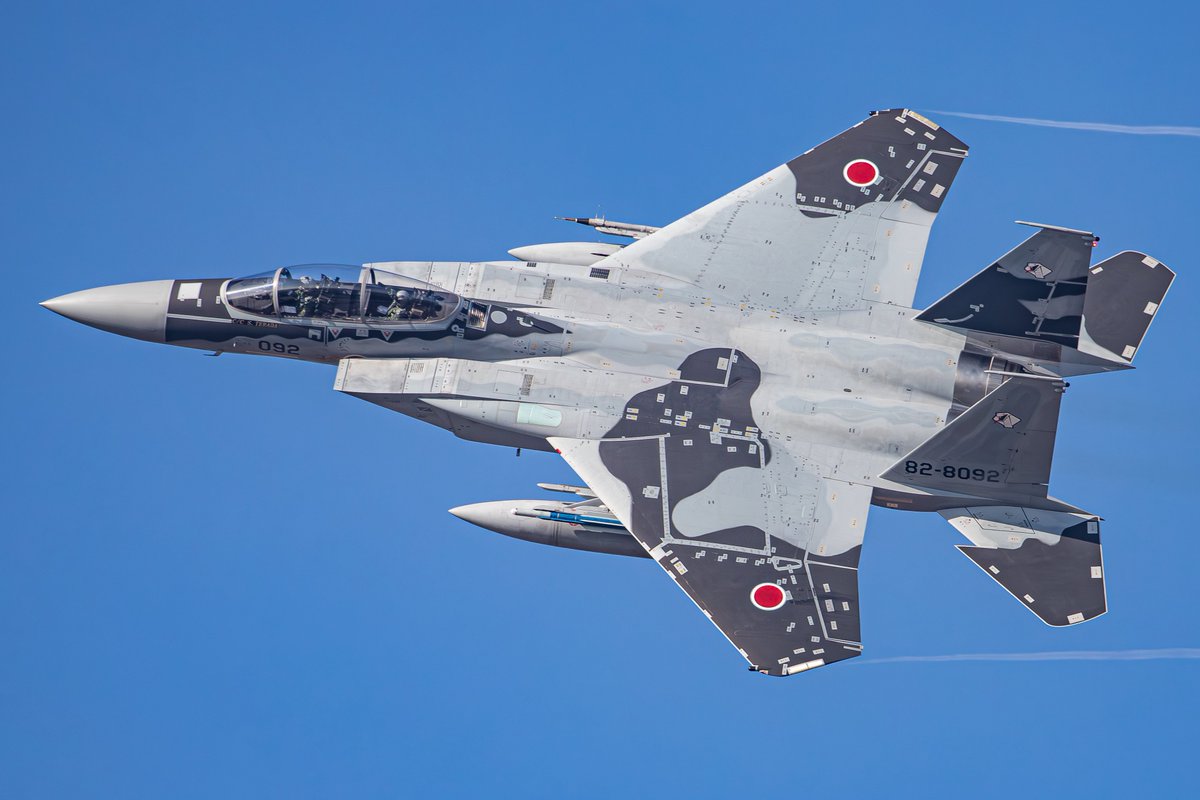 03R21L's tweet photo. 【緩募】この子のあだ名

2023年12月の百里基地で撮影した
F-15DJ Aggressor 82-8092

ですが、どんなあだ名で呼ばれていましたでしょうか？
アメーバは別の子でしたよね？

#小松基地
#百里基地
#アグレッサー https://t.co/tSqVeVw8Iz
