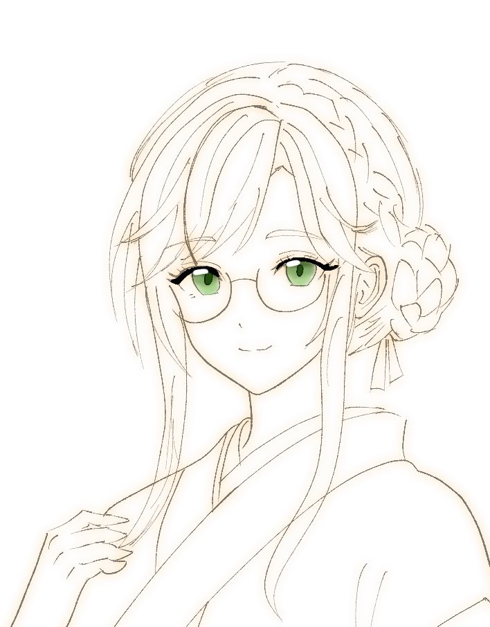 rockapera's tweet photo. 描き溜めてたものとの比較、ヘアアレンジしてエードさんと分かるか……？アクスタのパターンも結局全然ダメでした、センス無いね…… https://t.co/wVuOhLVhiF