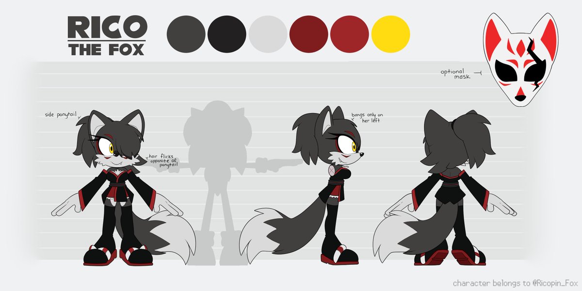 azureringz's tweet photo. A reference of Rico the Fox for @Ricopin_Fox 

A little thank you gift, for always being there, for persevering with art and for being an amazing husband. Thank you.

#SonictheHedgehog #SonicOC #Sonic https://t.co/xcTyWWagJn
