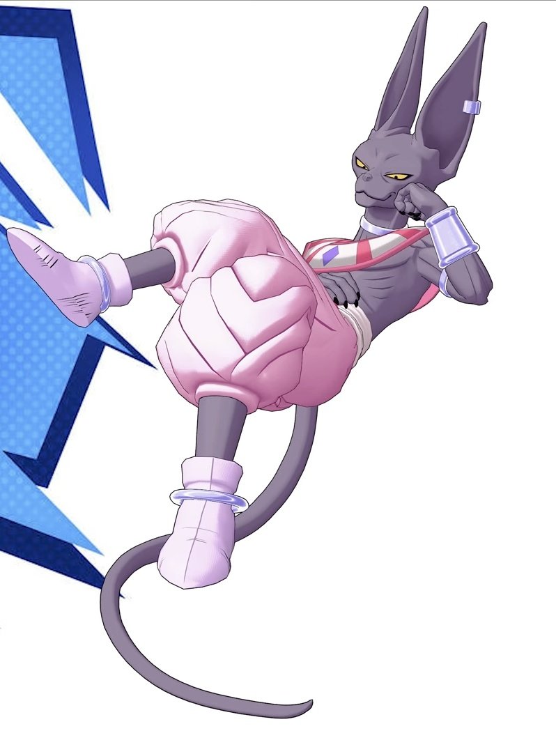 SlightlyAni's tweet photo. Why does Beerus rock THE FUCK out of pink?? Oh my god he's so cool https://t.co/Pwdq1FzAwz