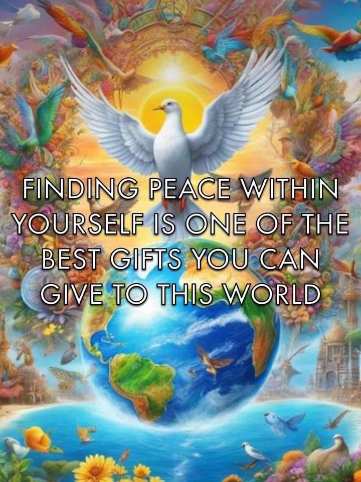 janisextonTeach's tweet photo. @KariJoys https://t.co/vZQ1eOStQ5💜
My Dearest Beautiful Kari
I so believe...✨️💜🥰🤗
Peace will Come...
#JoyTrain
🚂✨️🙏💜🪄💫🌟🌻🦋🌸
I Declare World Peace 🕊🌎 #IDWP☮️ #LOVETRAINFROMIRAN
FINDING PEACE WITHIN YOURSELF IS ONE OF THE BEST GIFTS YOU CAN GIVE TO THIS WORLD... https://t.co/kFrGbdFGVs