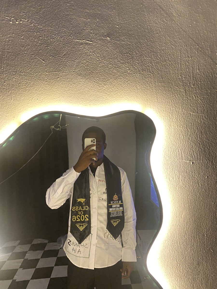 Adeyinka_A6's tweet photo. Yesterday, I wore white for the last time as a student.

Friends filled it with their names.
Some wrote prayers.
Some wrote jokes.
Some simply signed their names, not knowing they were signing a chapter of my life.

As I looked at my shirt, I realized something…

Every signature represents someone walking into a future they cannot see.

So am I.

We smiled for pictures, but behind many of those smiles were silent questions:

“What happens after today?”

“Will the sacrifices finally be worth it?”

“Will life remember our names the way this shirt does?”

I don’t come from certainty.
I come from hope.

Hope carried me through years of lectures, sleepless nights, empty pockets, and prayers whispered when no one was listening.

Today, I hold a degree.
Tomorrow, I begin another journey, one with no timetable, no lecture notes, and no guarantee.

That’s why your vision caught my attention, @blknoiz06.

In a space where so many chase the next pump, you chose to let success flow back to the people who believed in you.

Maybe I’ll never receive an airdrop.
Maybe this post will disappear into the timeline.

But if, by chance, it reaches you…

Know that it wouldn’t land in just another wallet.
It will land in the hand of a fresh graduate seeking to start life ❤️
