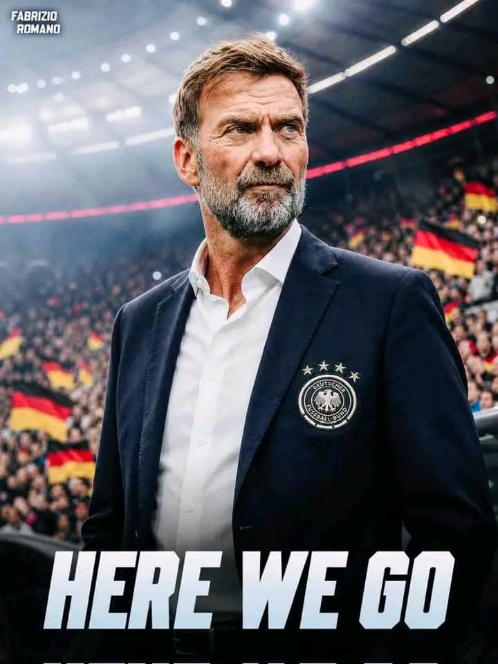 billy_elucien's tweet photo. 🚨🇩🇪 BREAKING : Jürgen Klopp nouveau sélectionneur de l’Allemagne, here we go ! 💥

Jürgen Klopp a accepté de prendre en charge la sélection. Les détails du contrat à long terme, le projet sportif ainsi que sa sortie du groupe RB sont encore en discussion... https://t.co/d4GPE46NTK