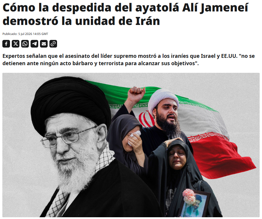 ActualidadRT's tweet photo. 🇷🇺🎙️Dmitri Medvédev enfatizó que la muerte del ayatolá ha unido a la sociedad de Irán.

"Este dolor ha unido al pueblo iraní, que no cedió ante la presión organizada por EE.UU. y otros países que se sumaron. Resistió en esta lucha y, estoy seguro, al final vencerá", afirmó. https://t.co/ZAmncHXRmG
