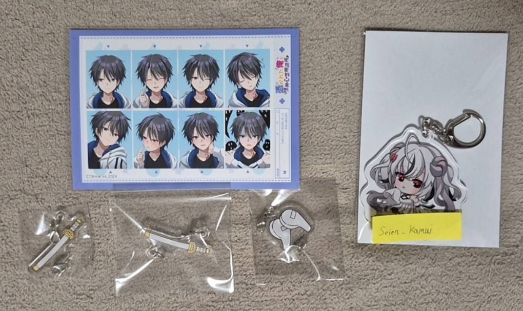 Seien_Kamui's tweet photo. 俺クロ 交換.買取

求▹▸ﾏｷ.ﾈﾑグッズ.買取
譲▹▸画像のもの.買取

7/18〜7/20イベントで可能な方のみ
異種交換での比率.金額共に要相談

基本的に全て検討させて頂くので1点からでもお声がけ下さい。仮約束の方へお声がけしている為確認取れ次第追加予定

 #俺クログッズ交換
 #俺クログッズ買取 https://t.co/IVfi515MBk