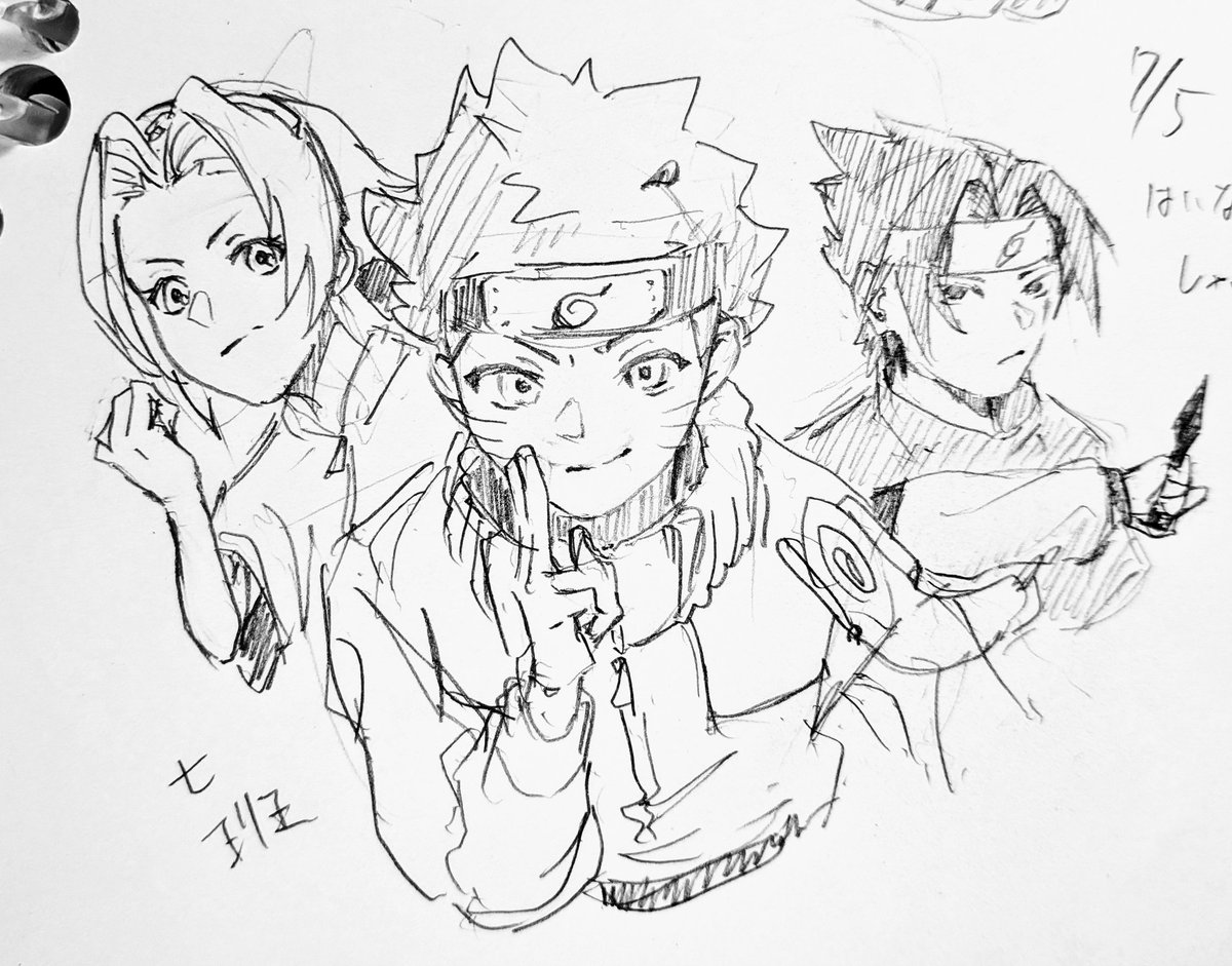 srtw_4942's tweet photo. 個人的に今アツい🍥も語れて楽しかった…もっと早く描けるように頑張るってばよ！！ https://t.co/AikeifWL77