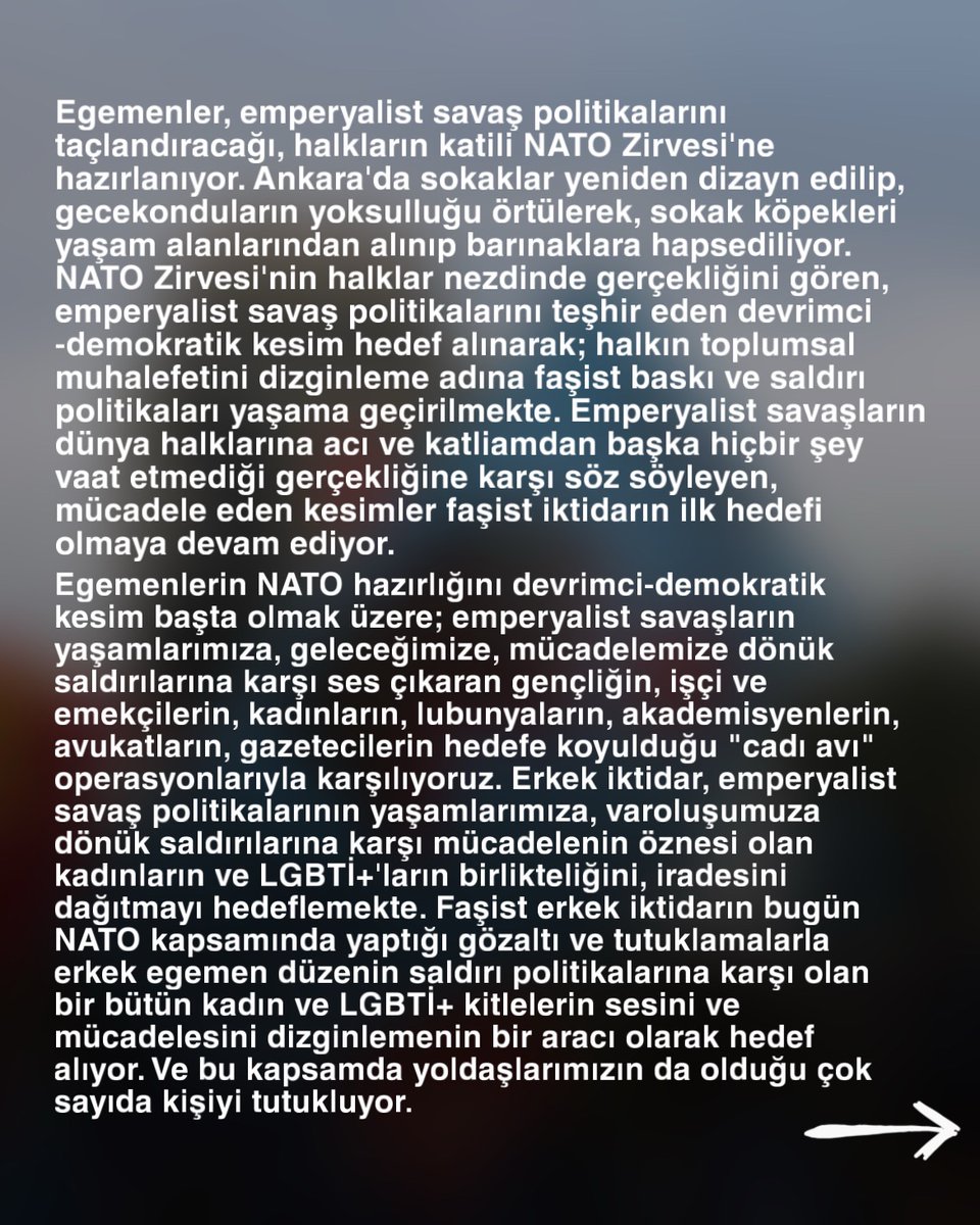ydkonline3's tweet photo. Açlığı ve yoksulluğu paravanlar ardına saklayan, emperyalist savaş politikalarını süslü şehir görüntüsüyle pazarlayan
emperyalist haydutluğu;
halkın, kadınların ve lubunyaların direnci ve mücadelesiyle yeneceğiz!

Gözaltındaki yoldaşlarımız ve tüm gözaltılar serbest bırakılsın! https://t.co/0MILCqj8B7