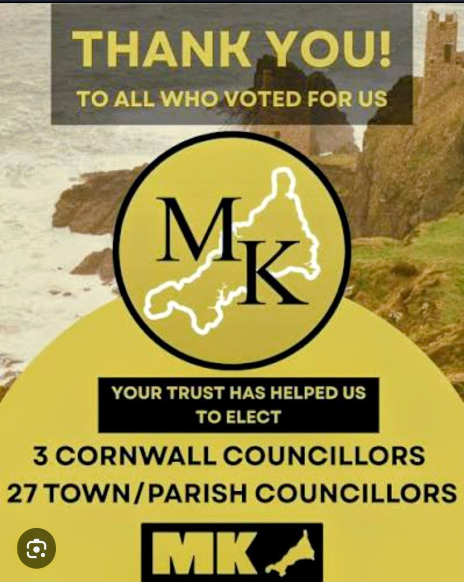 VIRSBLANKES's tweet photo. @DonnaLouise1212 Mebyon Kernow (Sons of Cornwall)
Founded: (1951)
Cornish Nationalist Party.

Who else  never knew they existed till today ? . ......... yeah ' course !
  Cute though &amp; gaining ground !

🇬🇧 LB of Croydon resident 

Mebyon Kernow, Cornwall. https://t.co/q2ZCGwCHJN