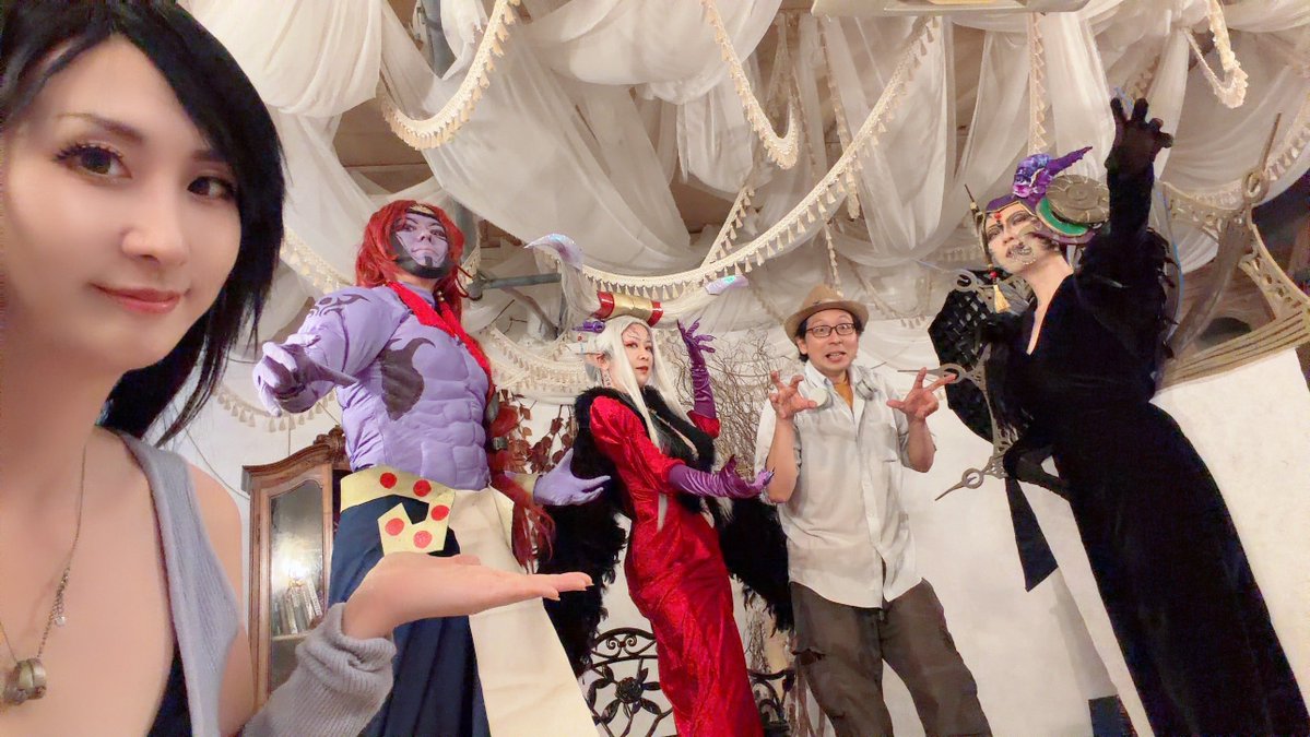 makiratan's tweet photo. FF8魔女併せたのしかったべ😊
撮影した写真見せてもらう度に「怖っww」って言ってました(´∀｀*)ｹﾗｹﾗ

自分で写真撮れなかったから夕凪さんからもらった🙏✨ https://t.co/7uMFMFH7LE