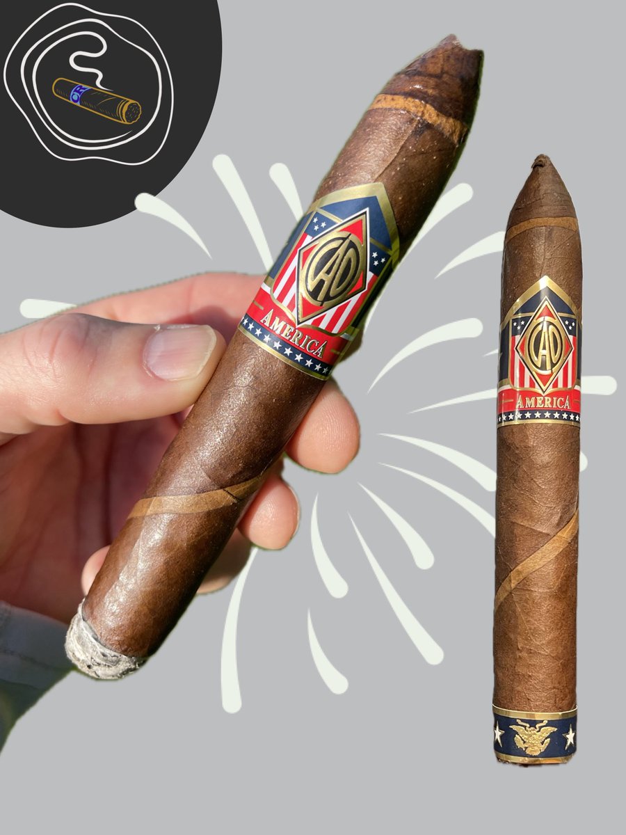CigarRings4Good's tweet photo. My plans got interrupted and I didn’t get to all of my #July4th sticks, so I’m continuing today.

#NowSmoking “America 250th Anniversary” from @caocigars.

🇺🇸💨🔥👊🇺🇸

#BOTL #SOTL #LOTL  #CigarRings #pssita #CigarsOfX  #Cigars https://t.co/opZnxV6SZE