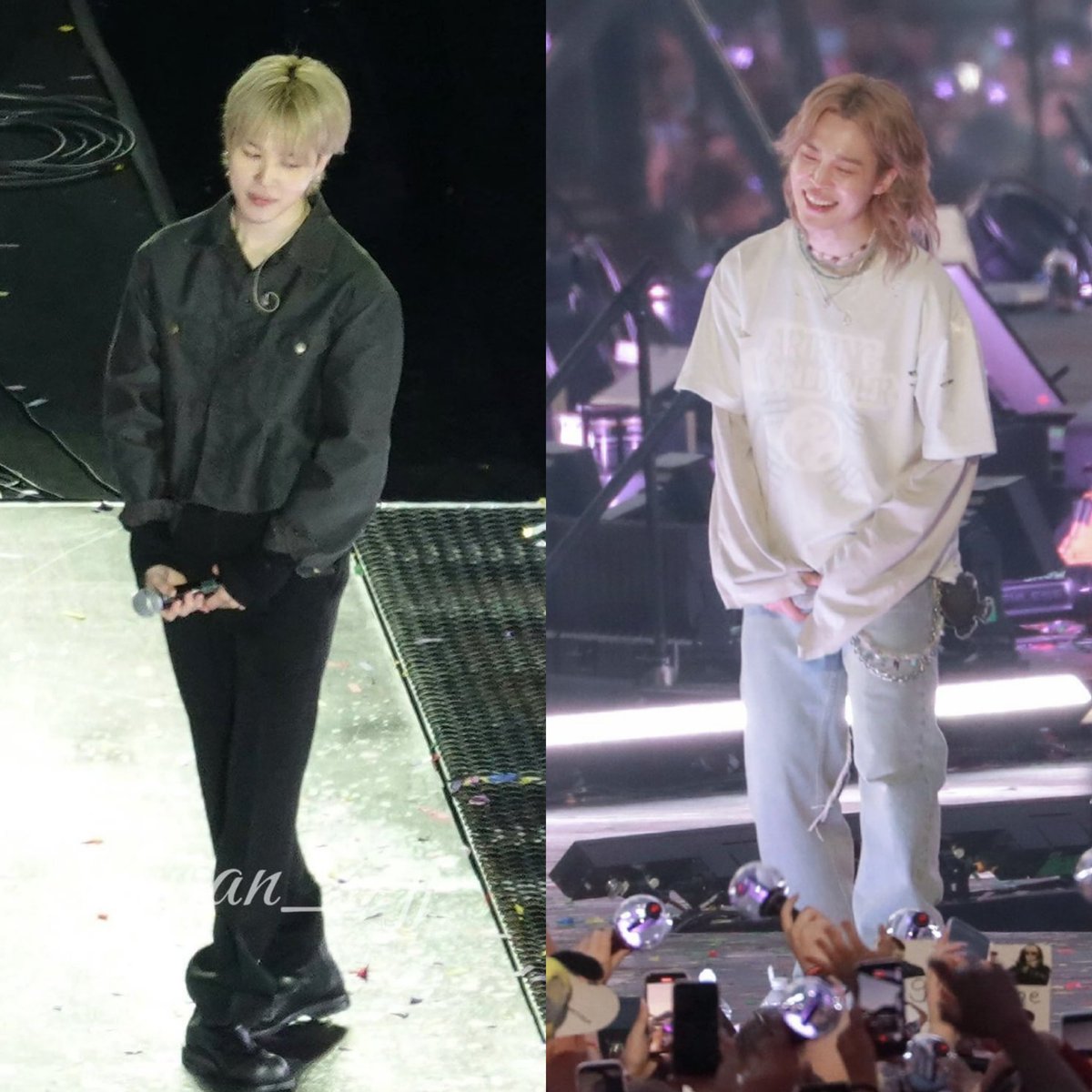 Is Jimin blonde? tweet media