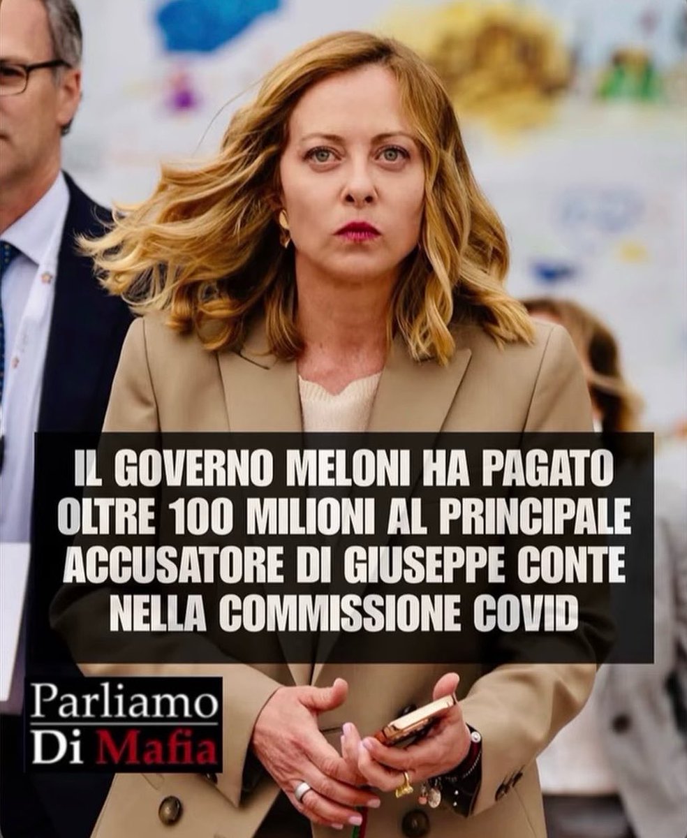 lisameyerildra1's tweet photo. Parliamo di mafia: il governo Meloni ha dato  100 milioni di soldi pubblici, quindi nostri, ad una persona per affossare un avversario politico https://t.co/eRTcbE4Y40