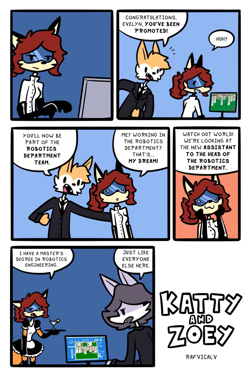 RafVicAlv's tweet photo. Katty and Zoey chapter 7 (part 1)
https://t.co/DL32UlgjWd https://t.co/m7iNkMftXL