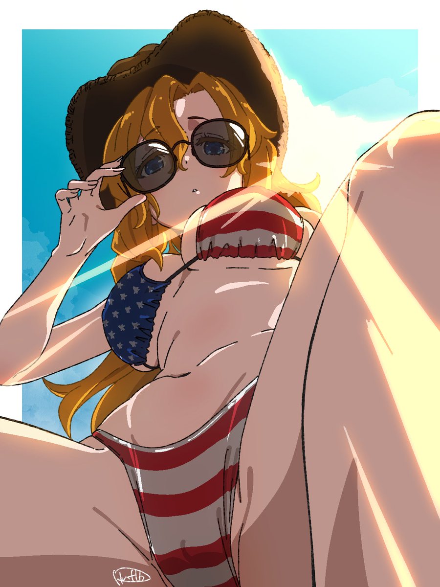 matatabeat's tweet photo. 🇺🇸
#ビキニの日 https://t.co/WZfdH61RsH