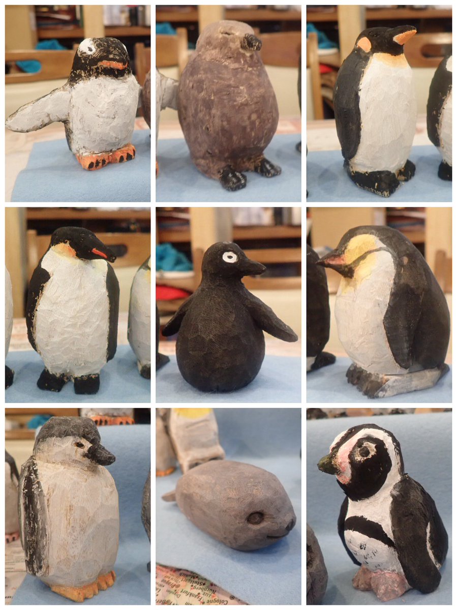 ペンギンを彫ろう！in Bar de南極料理人Mirai ペンギンへの想いも