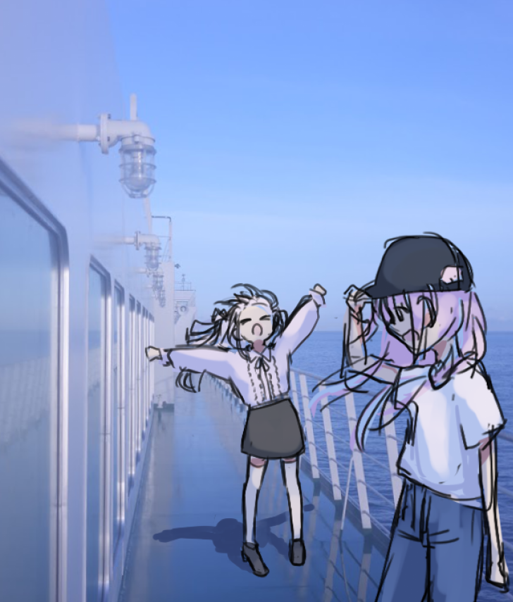 tikai09's tweet photo. はるか彼方の昔に途中まで描いたあくしお https://t.co/TVKI8Ua7DA