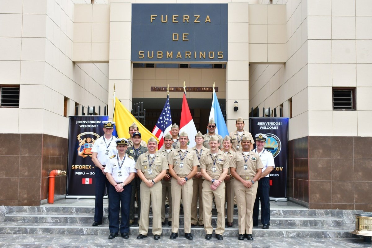 naval_peru's tweet photo. La Marina de Guerra del Perú coordinó el planeamiento final del SIFOREX 2026.
Del 5 al 9 de septiembre, unidades de Perú, EE. UU., Argentina y Ecuador entrenarán en Guerra Antisubmarina y Antisuperficie frente al Callao, reforzando su interoperabilidad ante escenarios complejos. https://t.co/Y9jgC1aiDD