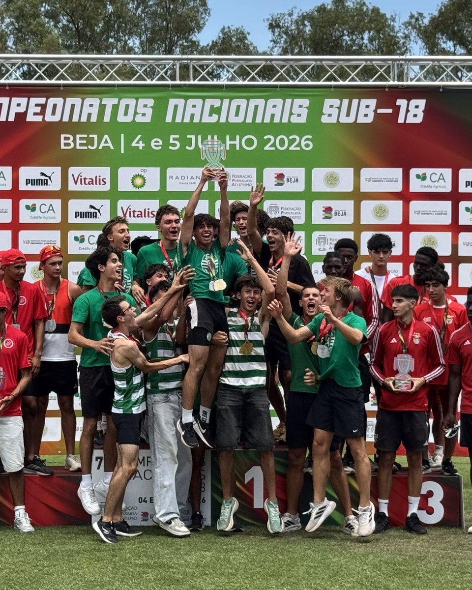 SCPModalidades's tweet photo. O #AtletismoSCP alcançou a dobradinha nos Nacionais de Sub-18 🏆🏆

Os Leões terminaram a prova com 172.5 pontos, enquanto as Leoas atingiram os 147 pontos 🥇 https://t.co/sYxppdvG0z