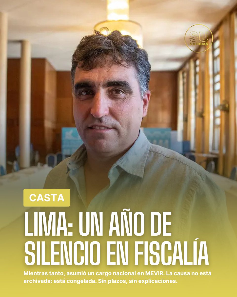 sunoticiasuy's tweet photo. El exintendente de Salto Andrés Lima lleva más de un año con denuncias penales graves —clientelismo, abuso de funciones, manejo político de terrenos municipales— y la Fiscalía no lo citó ni una sola vez. Mientras tanto, asumió un cargo nacional en MEVIR. https://t.co/E4w9jZd2qr