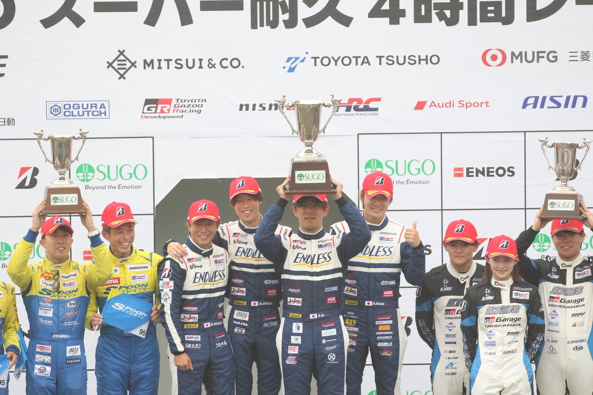 62ft's tweet photo. ENEOS スーパー耐久シリーズ2026
Empowered by BRIDGESTONE
第4戦 SUGOスーパー耐久4時間レース
ST-2
#13
ENDLESS SPORTS
ENDLESS GRYARIS
花里 祐弥/石坂 瑞基/伊東 黎明/岡田 整
クラス優勝
#スーパー耐久
#SUGO
#ENDLESSSPORTS https://t.co/HUxpH9LFWw