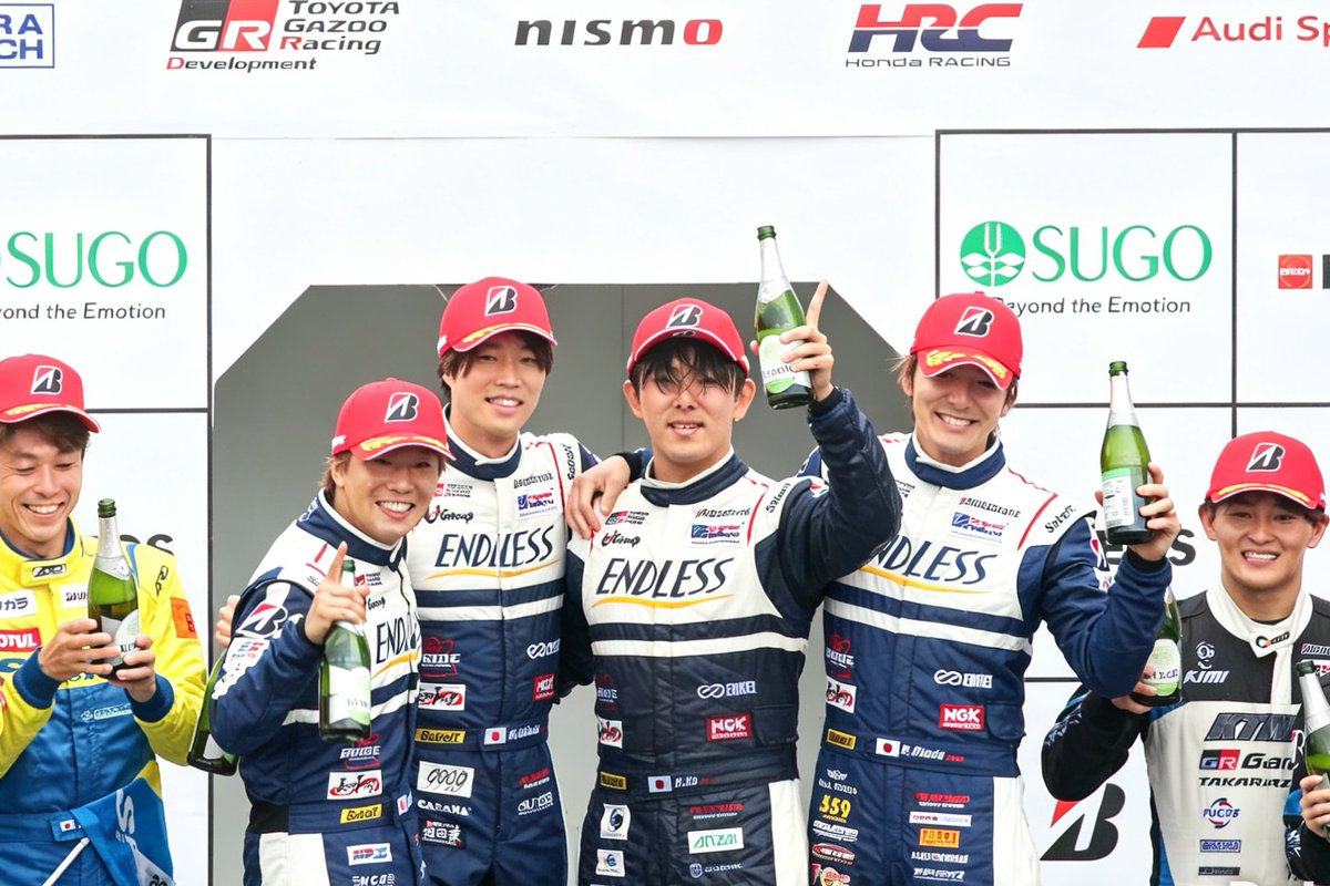 62ft's tweet photo. ENEOS スーパー耐久シリーズ2026
Empowered by BRIDGESTONE
第4戦 SUGOスーパー耐久4時間レース
ST-2
#13
ENDLESS SPORTS
ENDLESS GRYARIS
花里 祐弥/石坂 瑞基/伊東 黎明/岡田 整
クラス優勝
#スーパー耐久
#SUGO
#ENDLESSSPORTS https://t.co/HUxpH9LFWw
