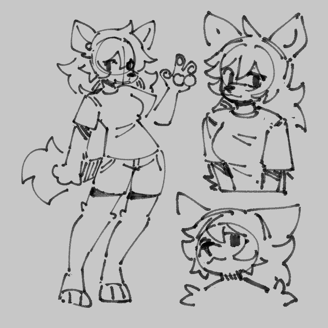 MeltyLoo's tweet photo. Practicing more furry faces https://t.co/0EEatQtvxt