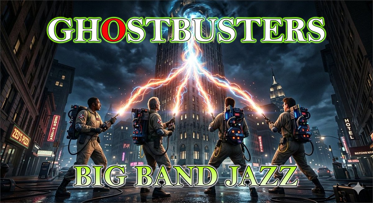 videowordday's tweet photo. Big Band Swing Jazz - Ghostbusters https://t.co/09Z4wCpbQJ via @YouTube https://t.co/WLE8YIMt2p