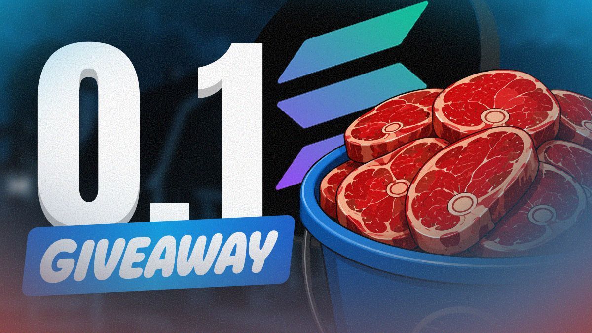 beefybetcom's tweet photo. 0.1 $SOL GIVEAWAY 🚨

Winner announced in 24 HRS 

1️⃣ Just Like, Comment, RT &amp; Tag a Friend 🎁
2️⃣ Drop your $SOL wallet address https://t.co/K9wGwZg1Z4