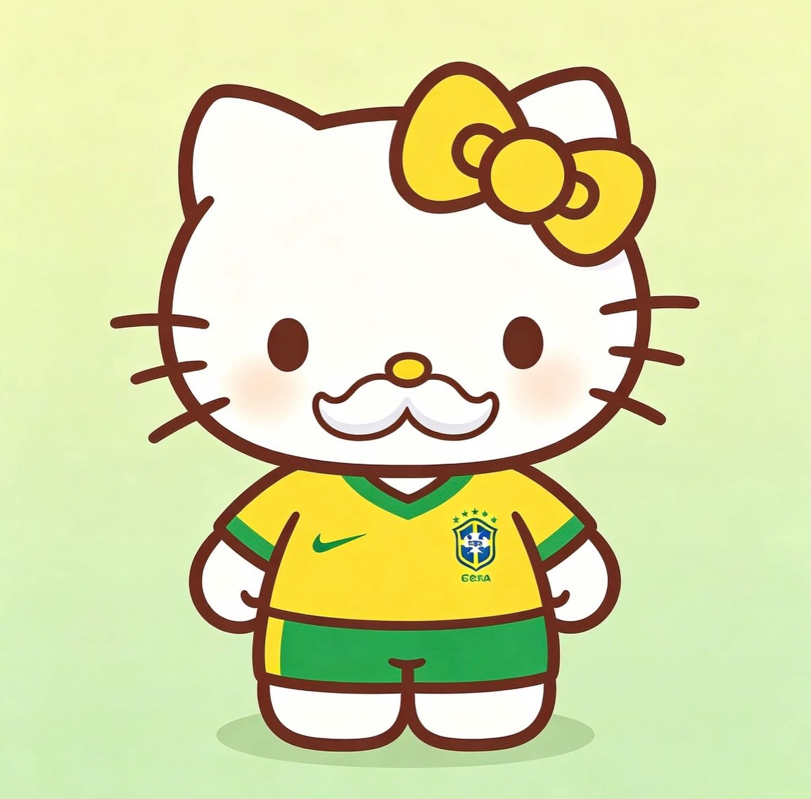 HelloKittyy753's tweet photo. Kitty Let's go Brazil 🇧🇷 https://t.co/x2BG59YiwE