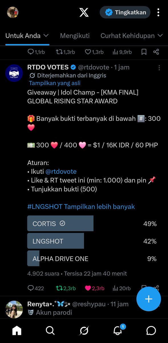 iyadehdiem's tweet photo. @rtdovote for #CORTIS https://t.co/dOX8vX1RK3