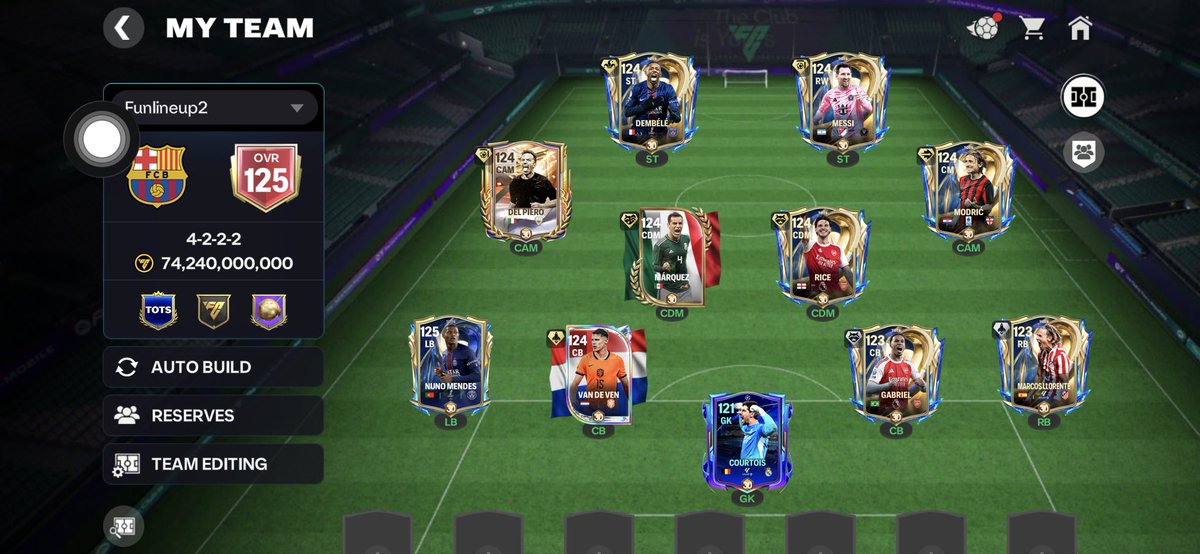 FcmobileR9's tweet photo. @Enzo9CFC What do you think bro? Should i change the gk? https://t.co/4BskiBnew8