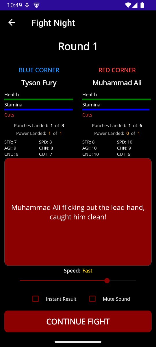AnyKeyFitness's tweet photo. Android Boxing Sim: https://t.co/OsSHbhm889

Championship / Football Manager style boxing sim game.  A lot of fun.

#BoxingSim #BoxingSimulator #MobileGaming #AndroidGames #IndieGame #FantasyFight #BoxingFans https://t.co/8azaJQJbmJ