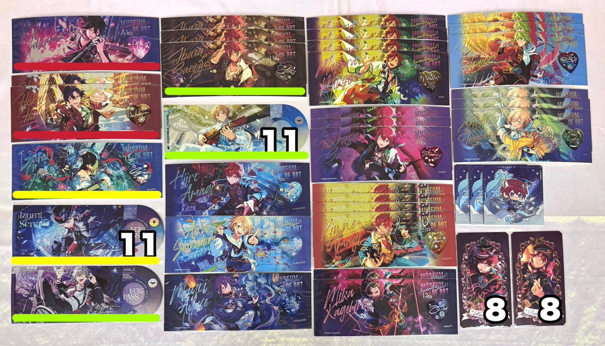 __1228MO's tweet photo. ꒰ 交換/譲渡 ꒱ あんスタ 中国 唱片 ホロチケ レコード 心悦 ホログラム チケット 2弾 3弾 甜趣物語 コースター SD ミュージアムカード

꒰ 譲 ꒱
画像参照

꒰ 求 ꒱
交換┊︎海外製品 巽
譲渡┊︎各記載額(リプツリーの画像参照)

お気軽にお声がけください✧︎ https://t.co/IBlUT9rRsk