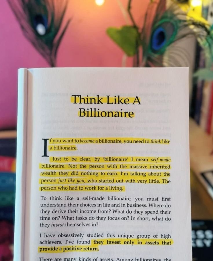 KootubMind's tweet photo. Think like a Billionaire. https://t.co/D3qezGknB2